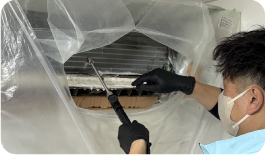 高圧洗浄による隅々洗浄