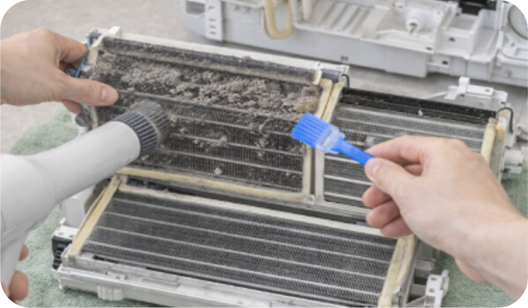 ヒートポンプ分解清掃