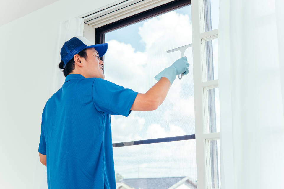 窓・サッシ・網戸のクリーニン