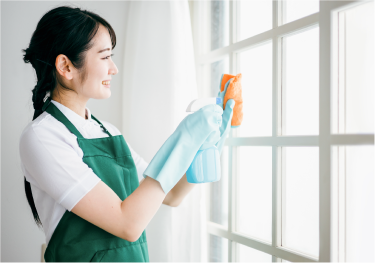 窓ガラス・サッシ・網戸クリーニング
