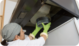 高圧洗浄による隅々洗浄